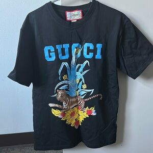 Gucci Black Graphic T-Shirt